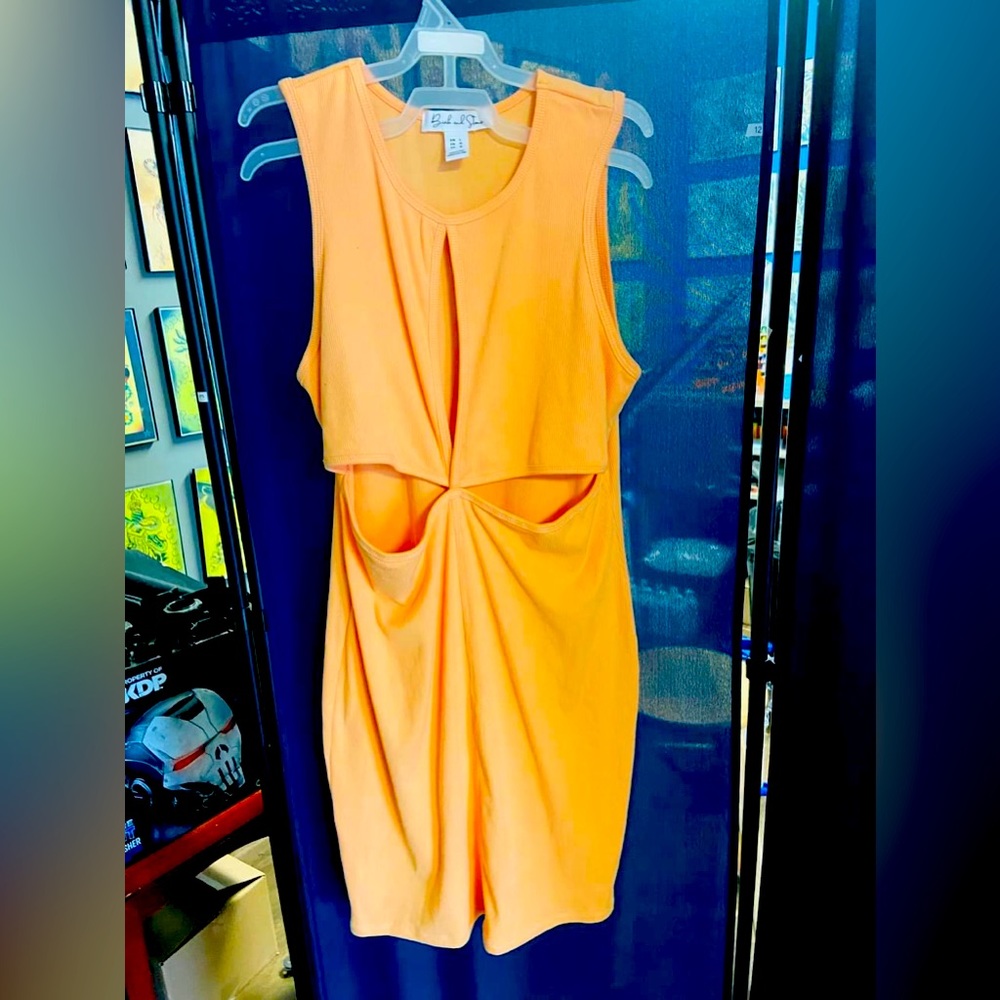 Stretch salmon dress